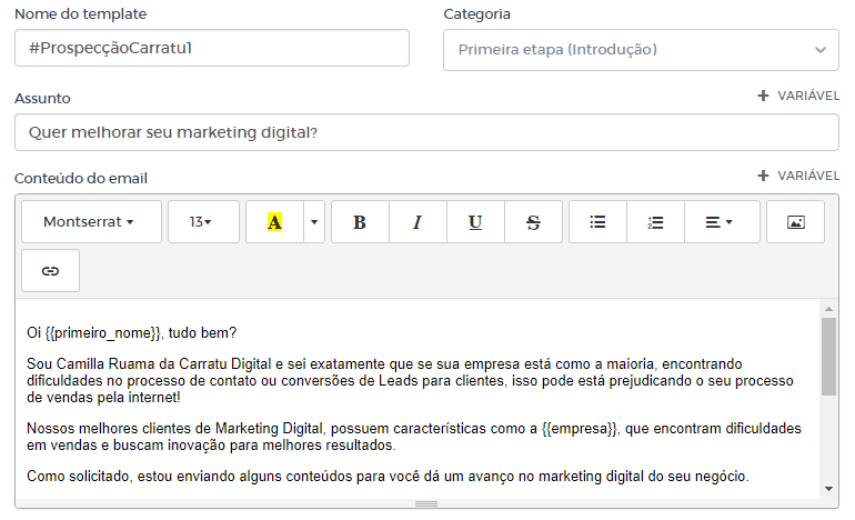 fluxo de cadência