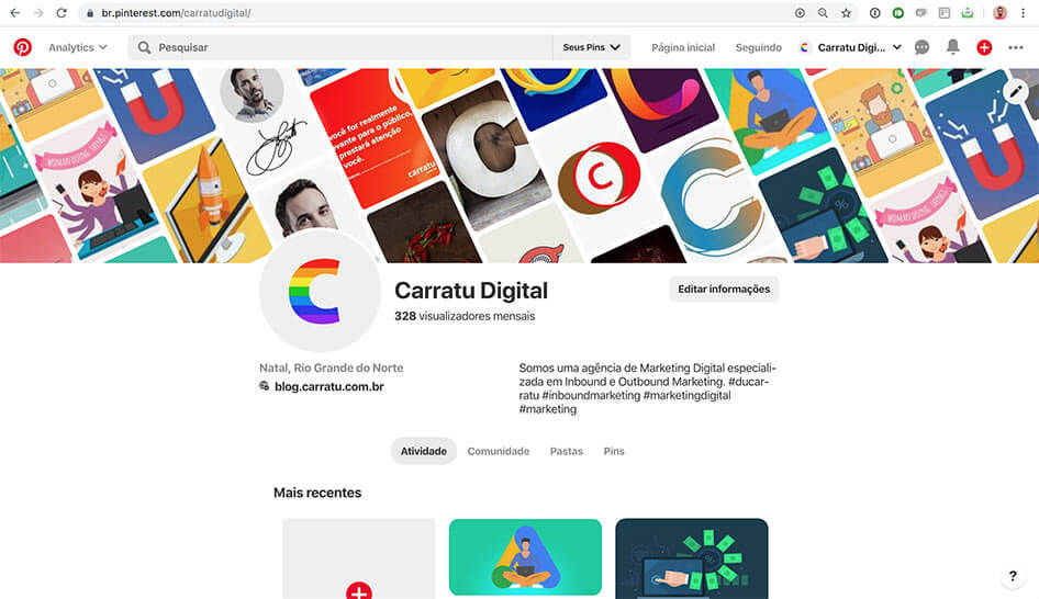 Pinterest Carratu Digital